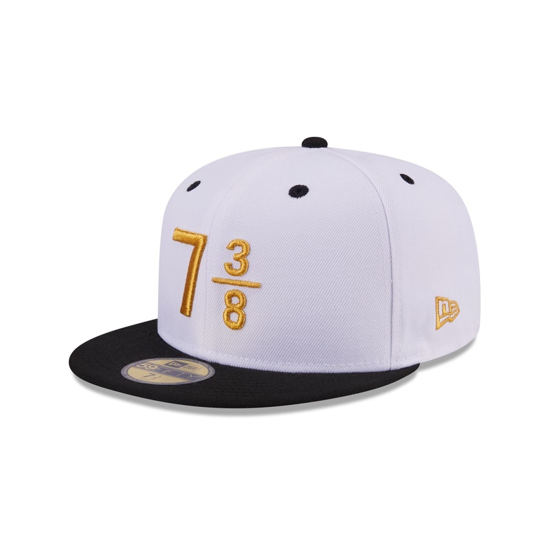 Signature Size 7 3/8 White 59FIFTY Fitted Hat