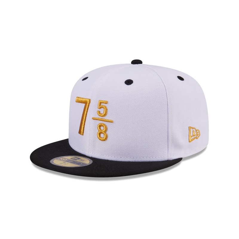 Signature Size 7 5/8 White 59FIFTY Fitted Hat