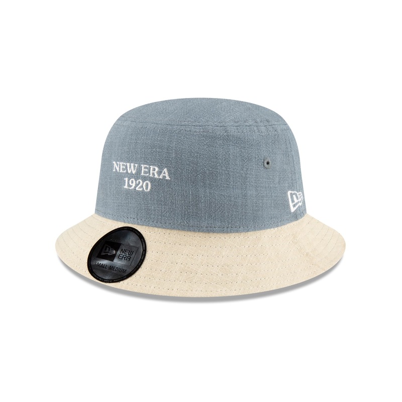 Soft Linen Slate Bucket Hat