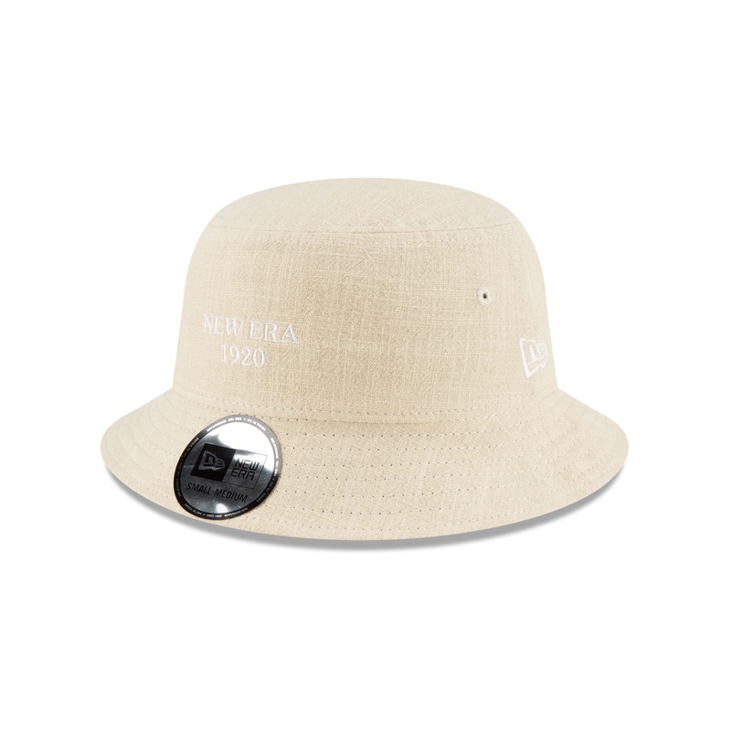 Soft Linen Stone Bucket Hat
