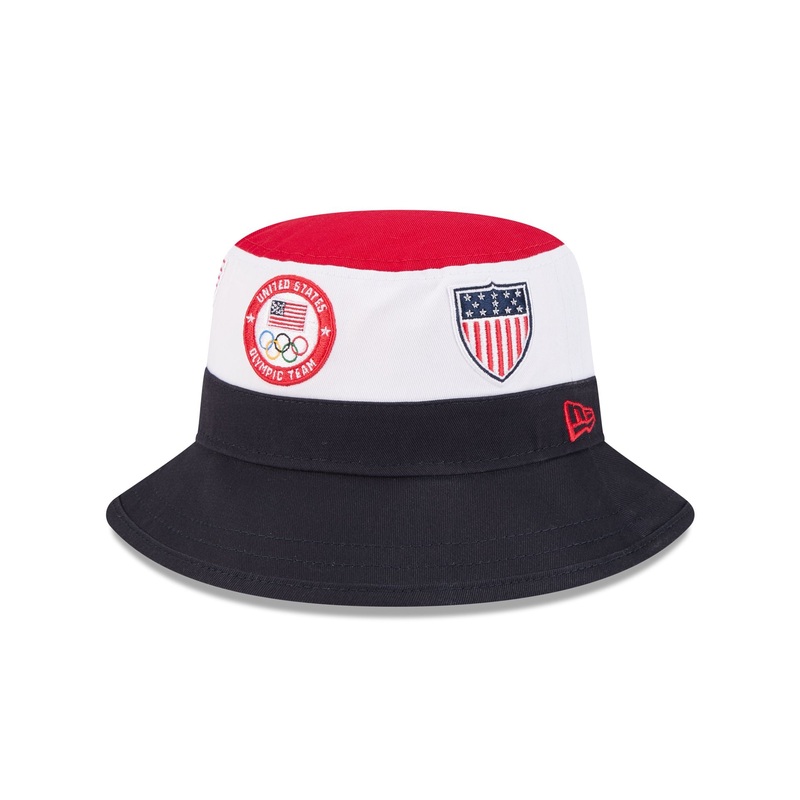 Team USA Olympics Color Block Bucket Hat