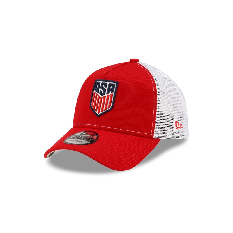 U.S. Soccer Men’s National Team Red 9FORTY A-Frame Trucker Hat