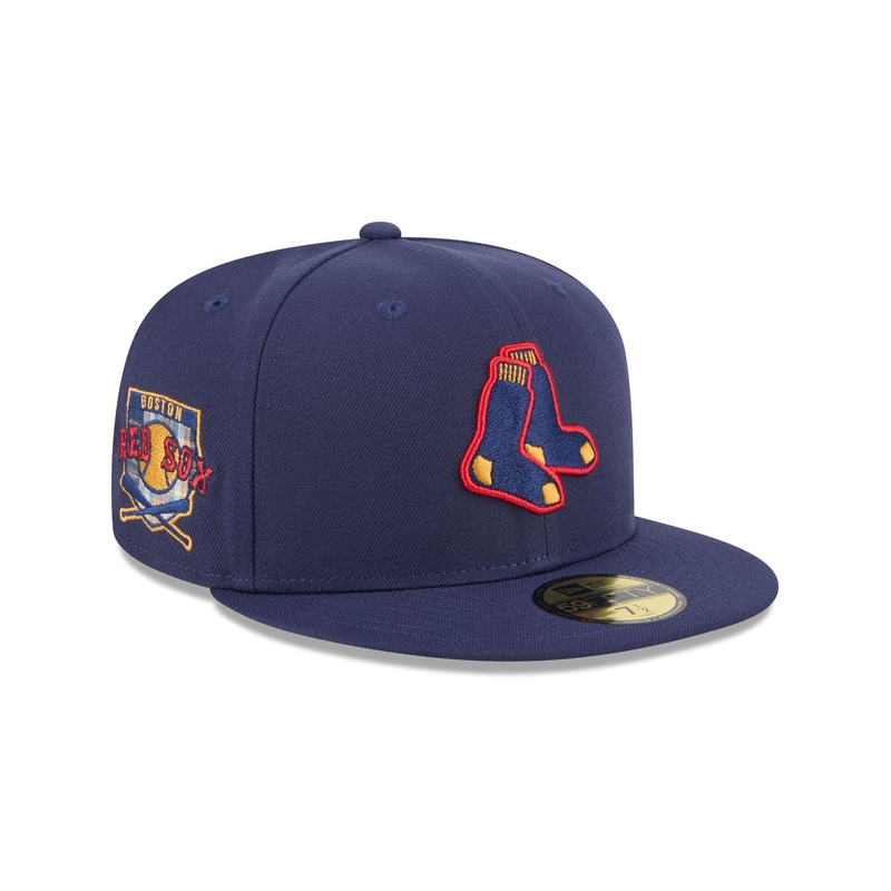 Boston Red Sox Blue Tartan 59FIFTY Fitted Hat